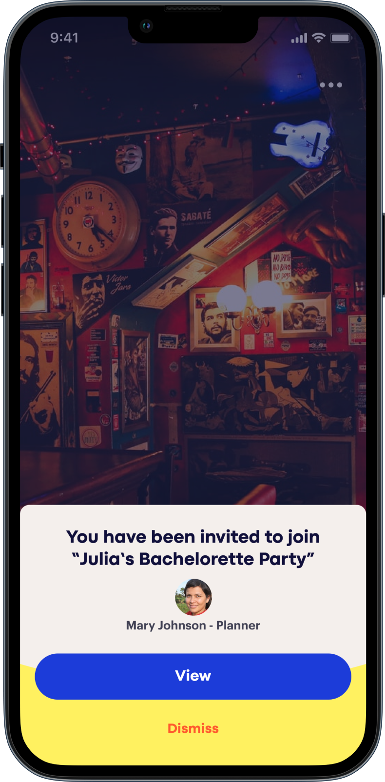 Joyraft event invitation