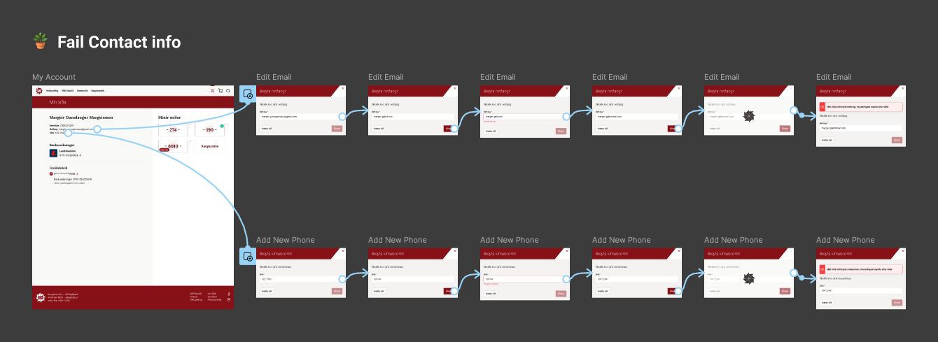 SIBS prototype - account management